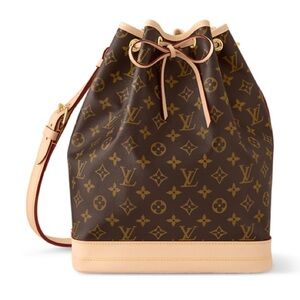 Louis Vuitton Brown Noé Monogram Shoulder Bag Excellent Condition